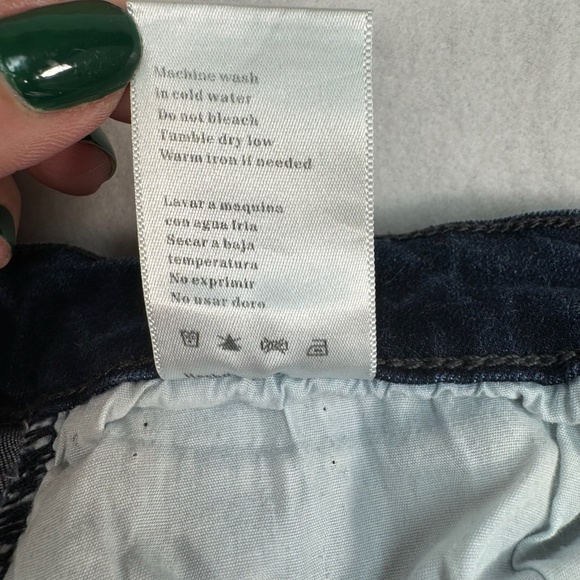 Kancan Skinny Stretch Jeans Womens Size 28 Mid Rise Dark Wash - Picture 8 of 14